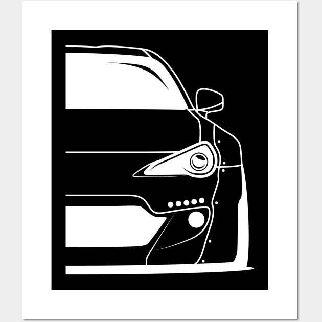 GT86 Front JDM Wall Art by GoldenTuners